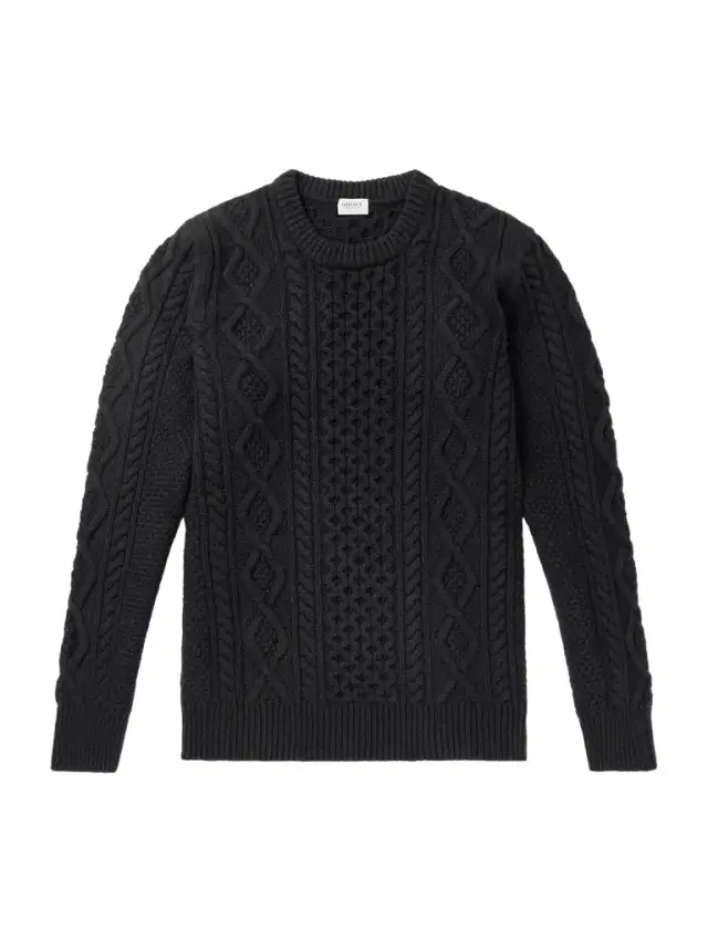 Ghiaia Cashmere Pescatore Cable-Knit Wool Sweater - Men