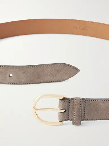 MORJAS 3cm Suede Belt - Men | Thumbnail 3