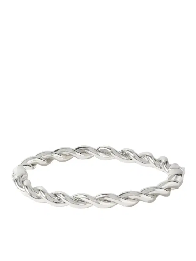 The Rope Chain Silver-tone Bracelet