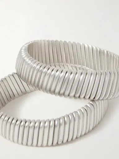 Roxanne Assoulin Rolling Set Of Two Silver-tone Bracelets | Thumbnail 4