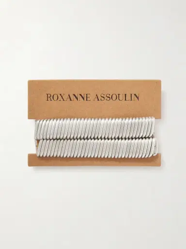 Roxanne Assoulin Rolling Set Of Two Silver-tone Bracelets | Thumbnail 5