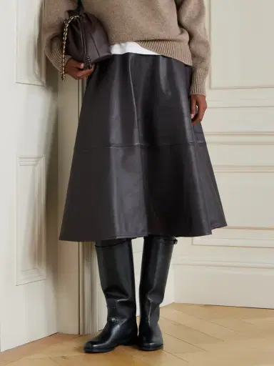 Staud Harlow Leather Knee Boots | Thumbnail 2