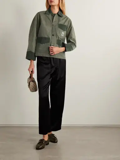 BODE Corduroy-trimmed Waxed-cotton Jacket | Thumbnail 2 BODE Corduroy-trimmed Waxed-cotton Jacket | Thumbnail 2