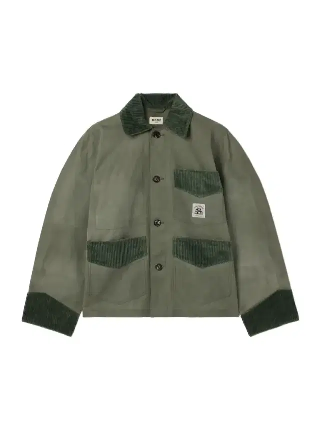 Corduroy-trimmed Waxed-cotton Jacket