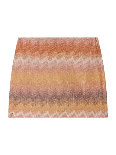Missoni Striped Metallic Crochet-knit Mini Skirt | Thumbnail 1 Missoni Striped Metallic Crochet-knit Mini Skirt | Thumbnail 1