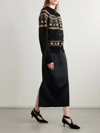 Khaite Marc Fair Isle Cashmere Cardigan | Thumbnail 2