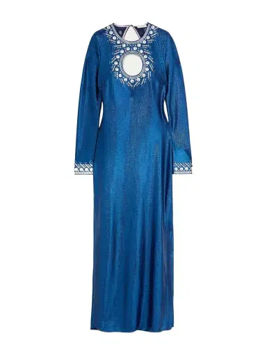 Rabanne Embellished Cutout Lurex Maxi Dress | Thumbnail 1 Rabanne Embellished Cutout Lurex Maxi Dress | Thumbnail 1