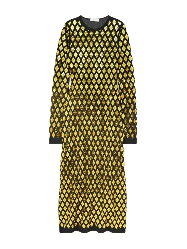 Embellished Stretch-jersey Midi Dress