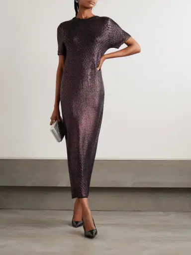 Rabanne Metallic Jacquard-knit Maxi Dress | Thumbnail 2 Rabanne Metallic Jacquard-knit Maxi Dress | Thumbnail 2