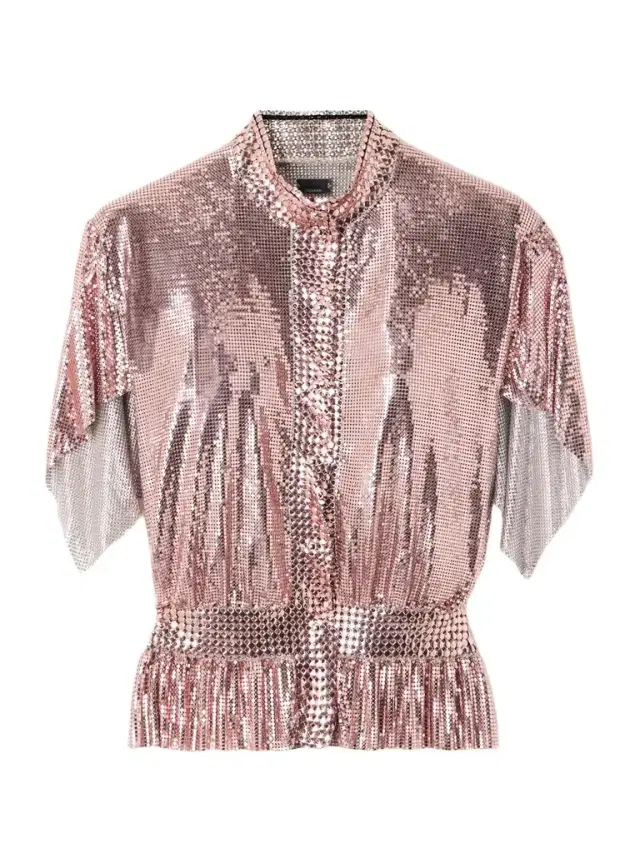 Pleated Chainmail Blouse