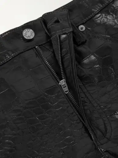 AGOLDE Arc Croc-effect Barrel-leg Pants | Thumbnail 5