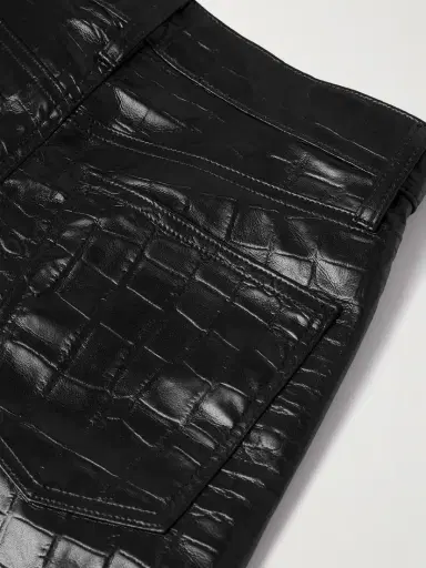 AGOLDE Arc Croc-effect Barrel-leg Pants | Thumbnail 6