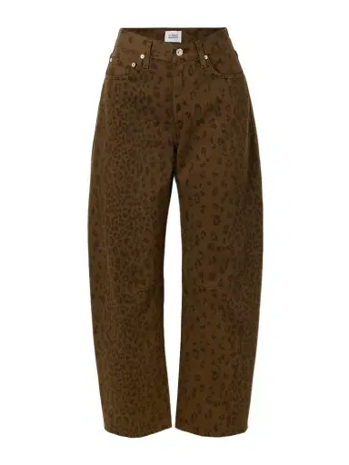 Citizens of Humanity Miro Long Leopard-print Mid-rise Barrel-leg Jeans | Thumbnail 1 Citizens of Humanity Miro Long Leopard-print Mid-rise Barrel-leg Jeans | Thumbnail 1