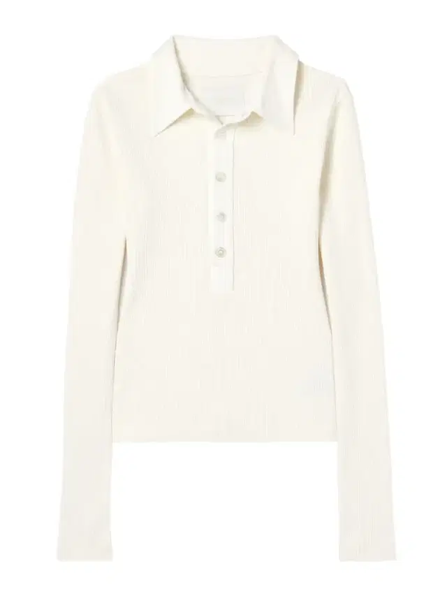 Ribbed Jersey Polo Shirt