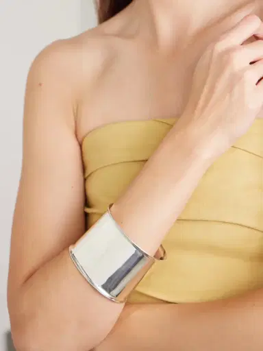 Dinosaur Designs + Alex And Trahanas Voyage Silver-plated Bangle | Thumbnail 2