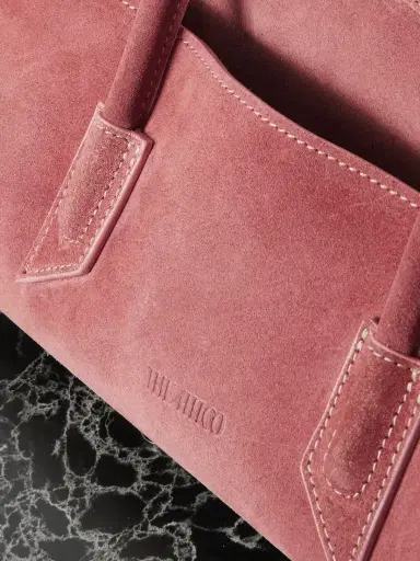 The Attico La Passeggiata Small Asymmetric Suede Tote | Thumbnail 4 The Attico La Passeggiata Small Asymmetric Suede Tote | Thumbnail 4