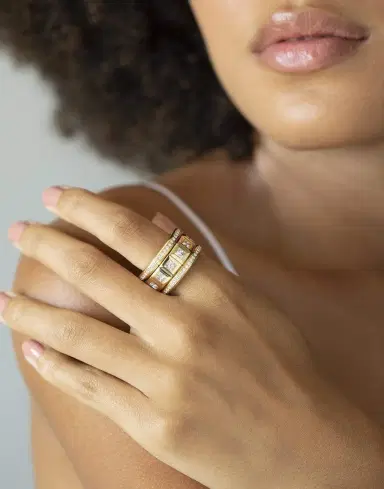TAMARA COMOLLI Curriculum Vitae Pave Diamond Ring - Yellow | Thumbnail 2 TAMARA COMOLLI Curriculum Vitae Pave Diamond Ring - Yellow | Thumbnail 2