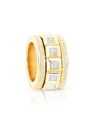 TAMARA COMOLLI Curriculum Vitae Pave Diamond Ring - Yellow | Thumbnail 1 TAMARA COMOLLI Curriculum Vitae Pave Diamond Ring - Yellow | Thumbnail 1