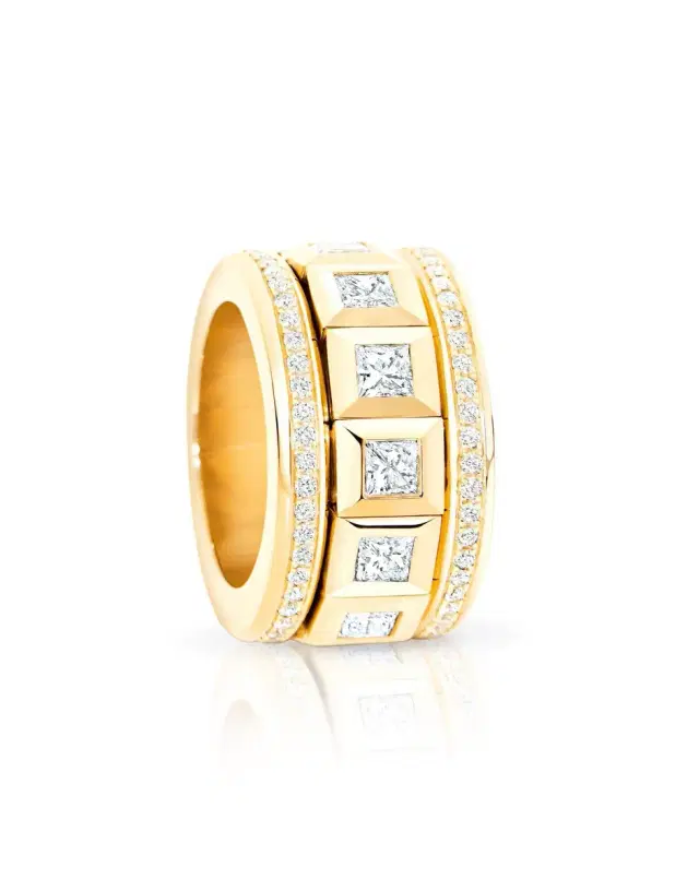 TAMARA COMOLLI Curriculum Vitae Pave Diamond Ring - Yellow Gold