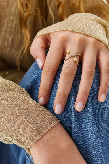 NANIS Elite Criss Cross Ring | Thumbnail 2
