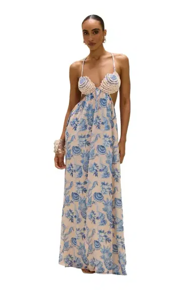 PatBo EDEN ROCK SEASHELL BEACH DRESS | Thumbnail 1