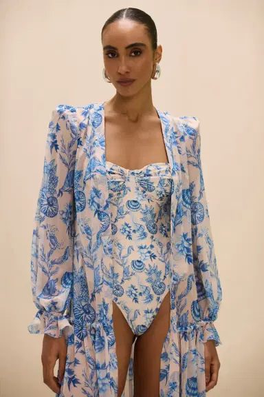 PatBo EDEN ROCK SEASHELL BODYSUIT | Thumbnail 3