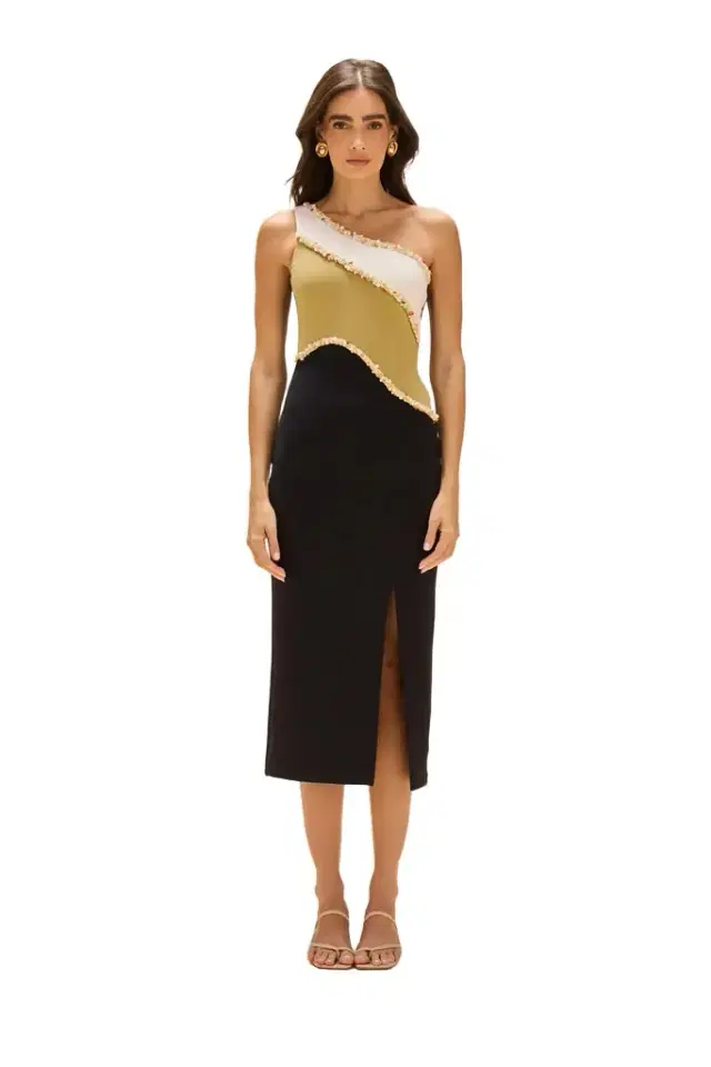 PatBo JADE KNIT COLORS MIDI DRESS