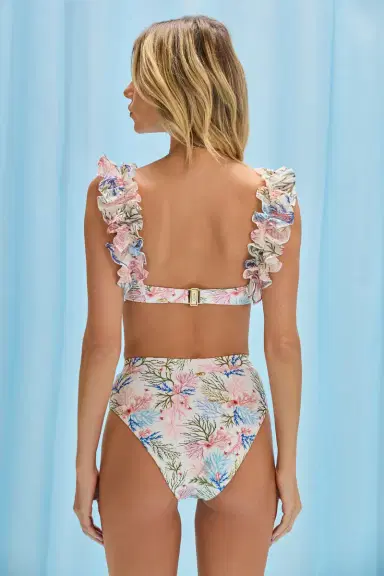 PatBo SEAWEED HIGH WAIST BIKINI BOTTOM | Thumbnail 2