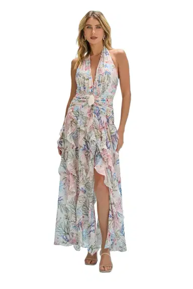 PatBo SEAWEED PLUNGE BEACH DRESS | Thumbnail 1