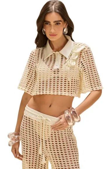 PatBo SELENE MESH TOP | Thumbnail 1