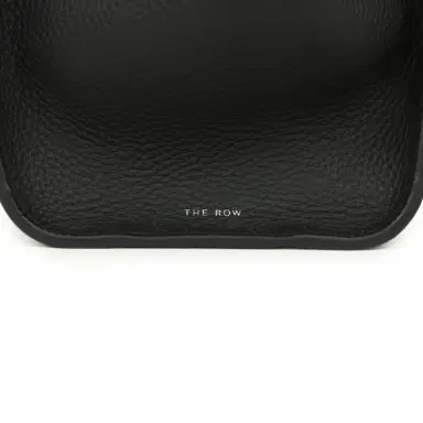 The Row The Row Marlo 12 Tote Bag Black Calfskin Silver Hardware | Thumbnail 6 The Row The Row Marlo 12 Tote Bag Black Calfskin Silver Hardware | Thumbnail 6
