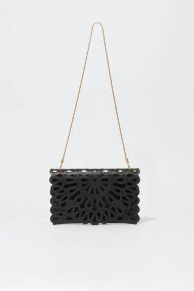 Simkhai Mccall Laser Cut Leather Clutch | Thumbnail 4