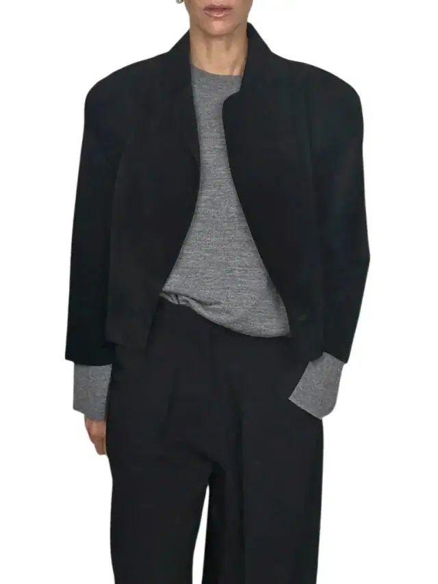 Boxy Suede Jacket