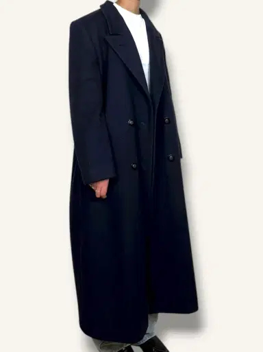 Jen Wonders Studio Navy Wool Coat | Thumbnail 7 Jen Wonders Studio Navy Wool Coat | Thumbnail 7