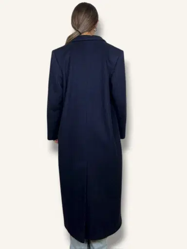Jen Wonders Studio Navy Wool Coat | Thumbnail 8 Jen Wonders Studio Navy Wool Coat | Thumbnail 8