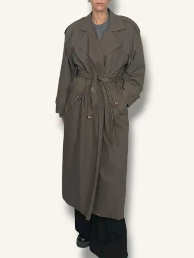 Jen Wonders Studio Olive Trench Coat | Thumbnail 2