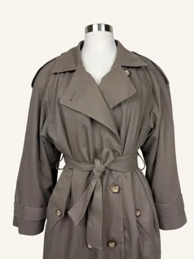Jen Wonders Studio Olive Trench Coat | Thumbnail 16
