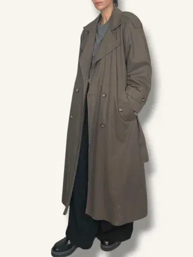 Jen Wonders Studio Olive Trench Coat | Thumbnail 4