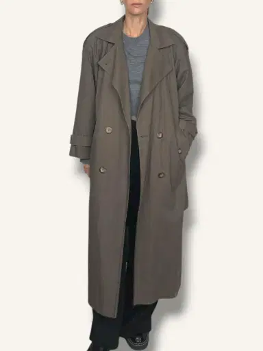 Jen Wonders Studio Olive Trench Coat | Thumbnail 6