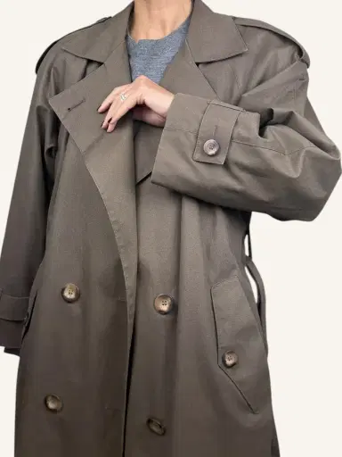 Jen Wonders Studio Olive Trench Coat | Thumbnail 7