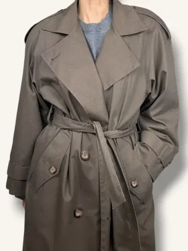 Jen Wonders Studio Olive Trench Coat | Thumbnail 9