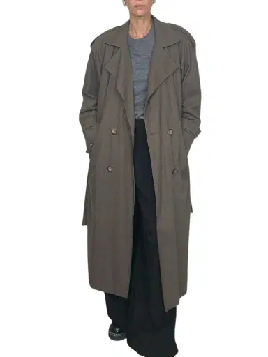 Jen Wonders Studio Olive Trench Coat | Thumbnail 1