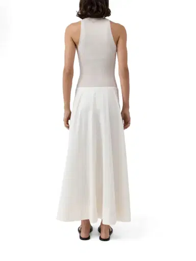 St. Agni Knit Bodice Asymmetric Dress | Thumbnail 5