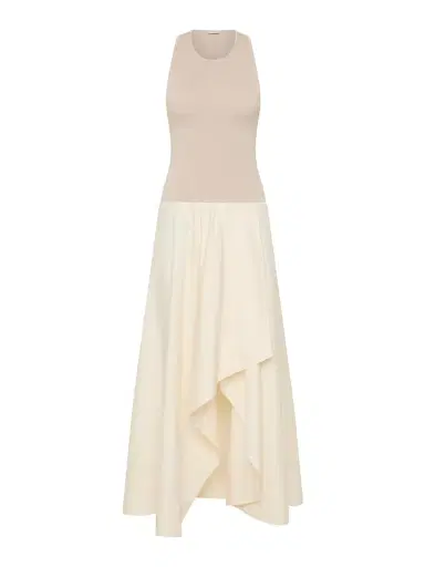 St. Agni Knit Bodice Asymmetric Dress | Thumbnail 1