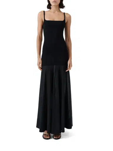 St. Agni Sheer Silk Circle Hem Dress | Thumbnail 3 St. Agni Sheer Silk Circle Hem Dress | Thumbnail 3