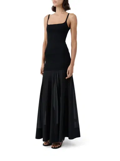 St. Agni Sheer Silk Circle Hem Dress | Thumbnail 4 St. Agni Sheer Silk Circle Hem Dress | Thumbnail 4