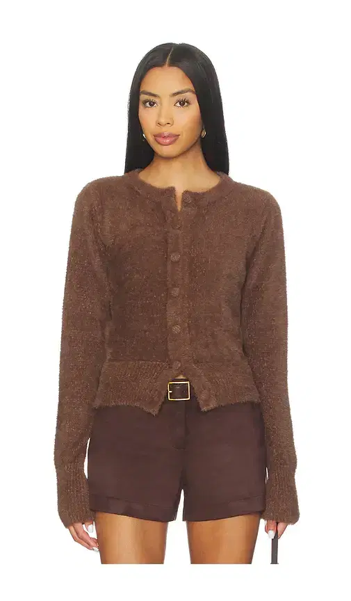 SNDYS Kailey Fluffy Knit Cardigan