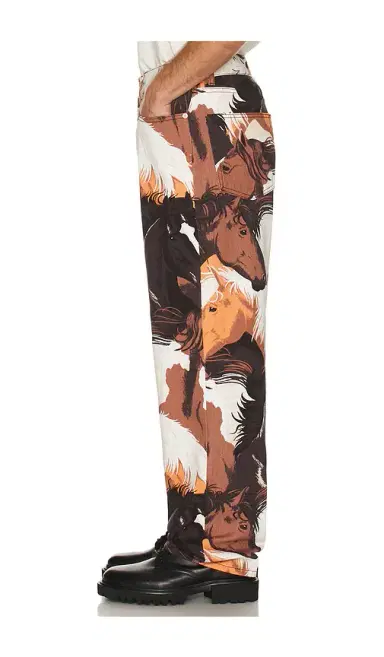 Obey Classic Baggy Printed Denim Pants | Thumbnail 2