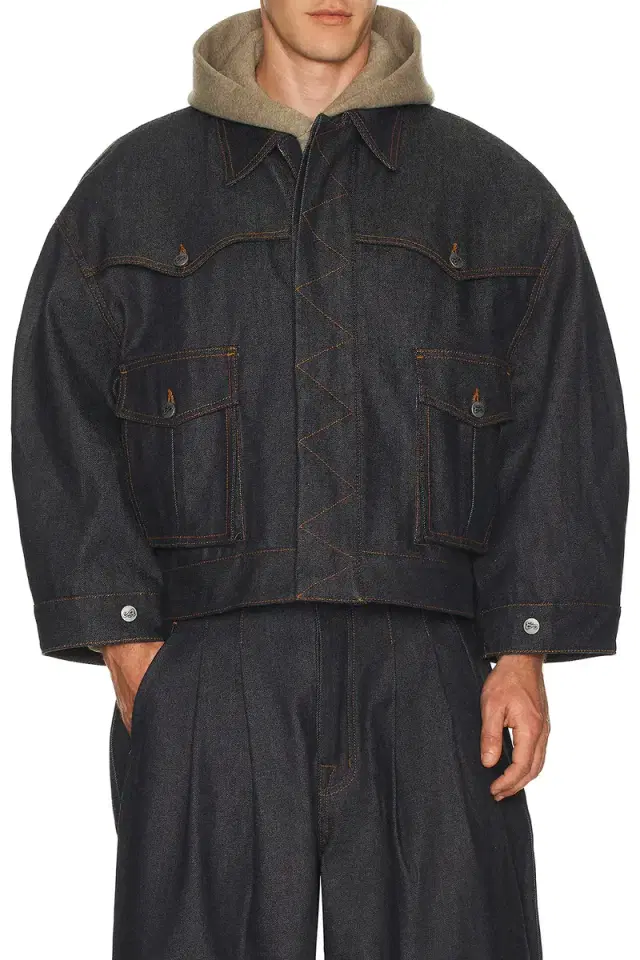 Art Community Reversible 7 Pocket Japanese Denim Jacket