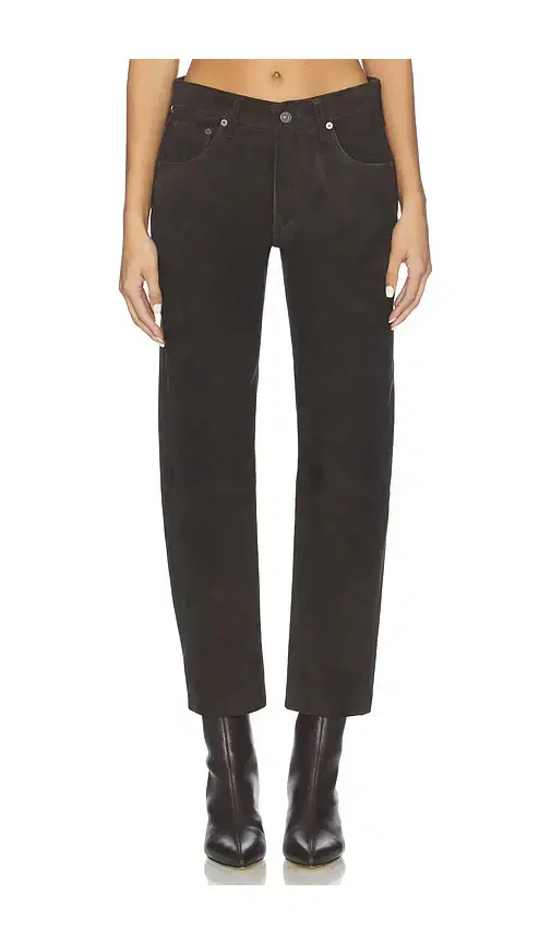 Citizens of Humanity Winslow Suede Low Rise Boyfriend
